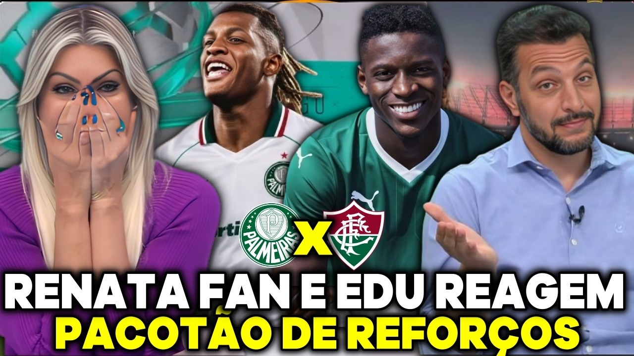 RENATA FAN E EDU DRACENA REAGEM AO VERDÃO 