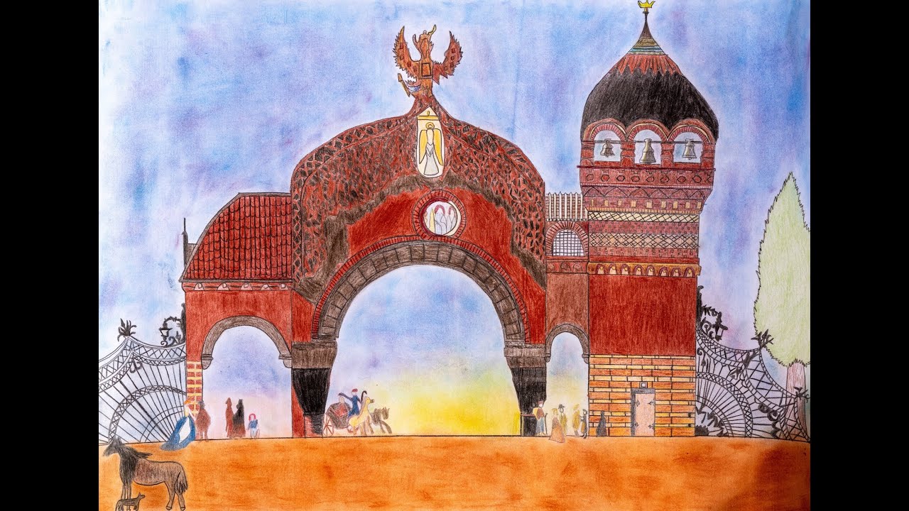 16. Das große Tor von Kiew aus 