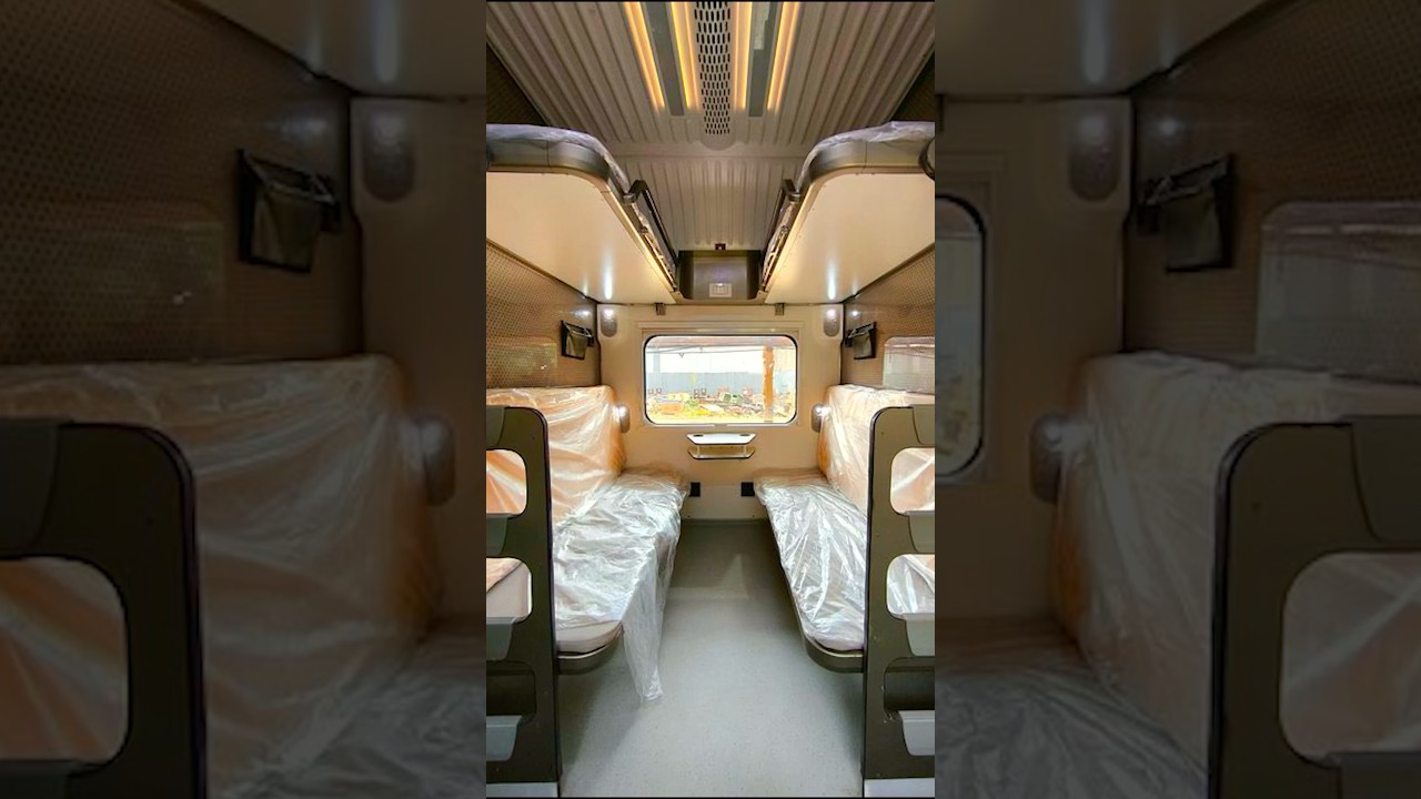 🚄Vande Bharat (Sleeper) train out from ICF Chennai for loaded simulation trial run #shorts #railway
