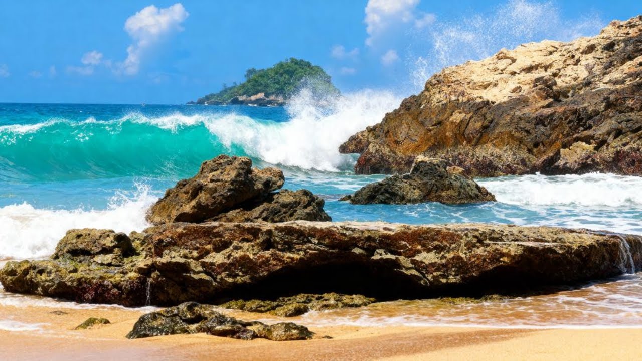 🌙 Late Night Ocean Waves – Deep Calm Sounds to Fall Asleep