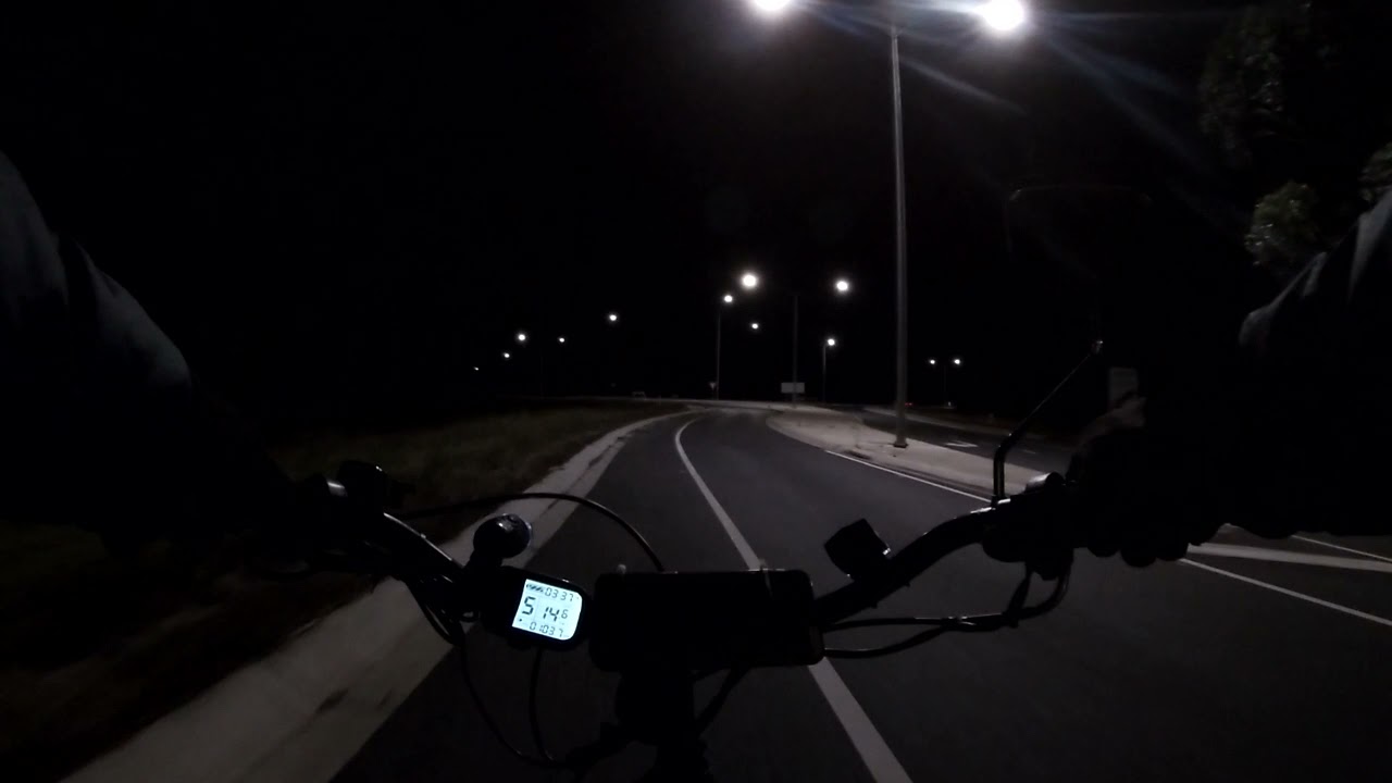 BT100 Night Ride Video Fail