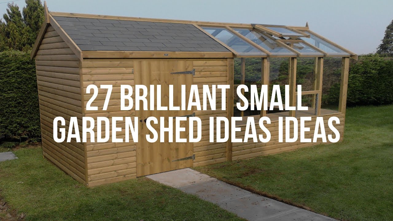 🔴 27 Brilliant SMALL GARDEN SHED IDEAS Ideas