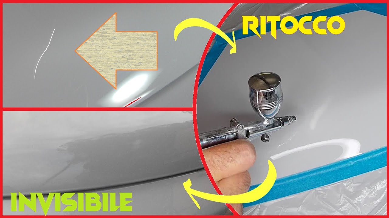 Come eliminare i graffi con aerografo