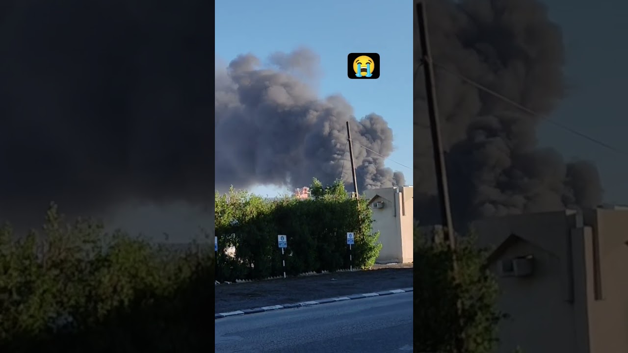 Fire At Amghara in Kuwait  😭☝️🤲 #police #emergency #policeofficer #gulfstate965 #kuwait #kuwaitcity