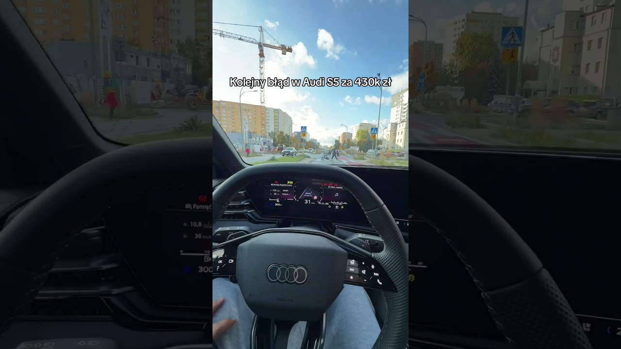 Błędy w nowym audi S5 za 430k zł