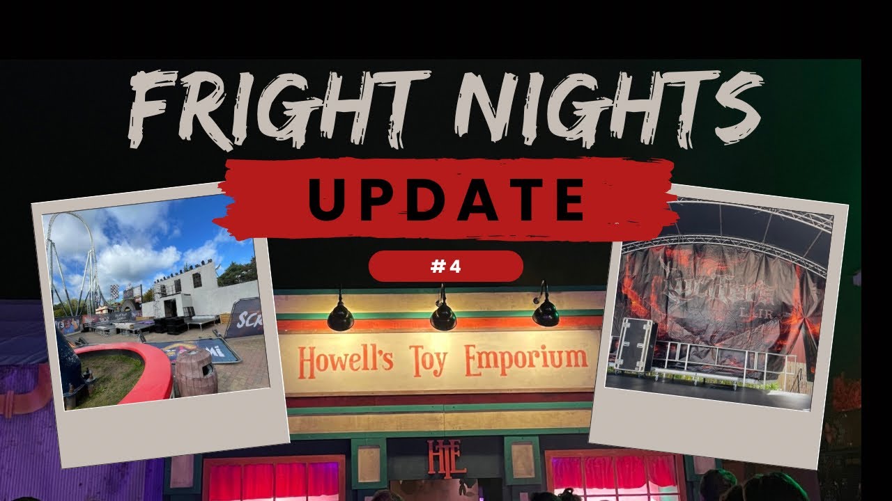 Thorpe Park Fright Nights 2025 Construction Update #4