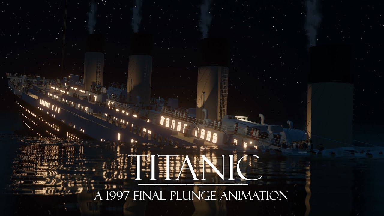 TITANIC | 1997 Final Plunge REAL TIME | Remastered in 4K HD Quality | A 25th Anniversary Special