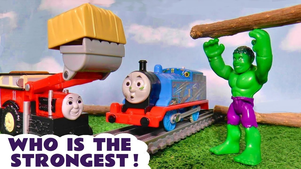 Thomas and Friends Who Is The strongest Story With Jack Vs Hulk