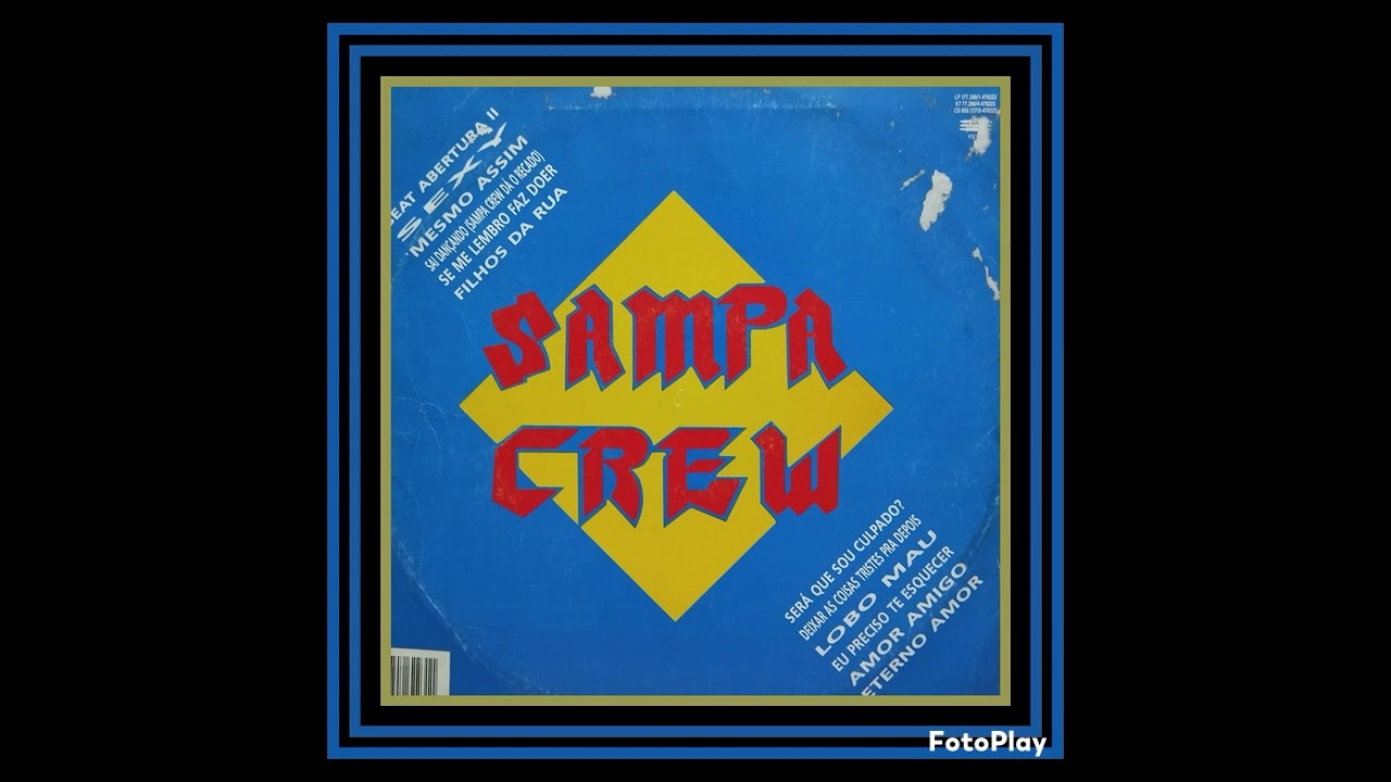 LP. SAMPA CREW 1994 RARÍSSIMO LP ROMÂNTICO . TAMBEM FAZ PARTE DA MINHA COLEÇÃO
