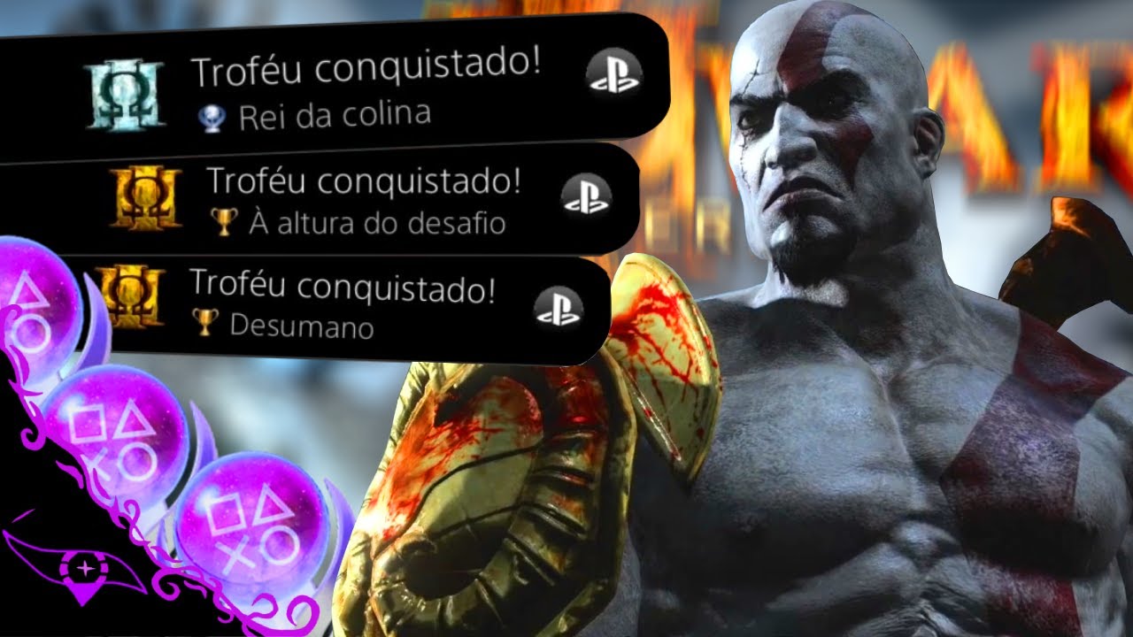 Sintam a FÚRIA do FANTASMA DE ESPARTA! | God Of War 3 | Platinando 100 Jogos! (14/100)
