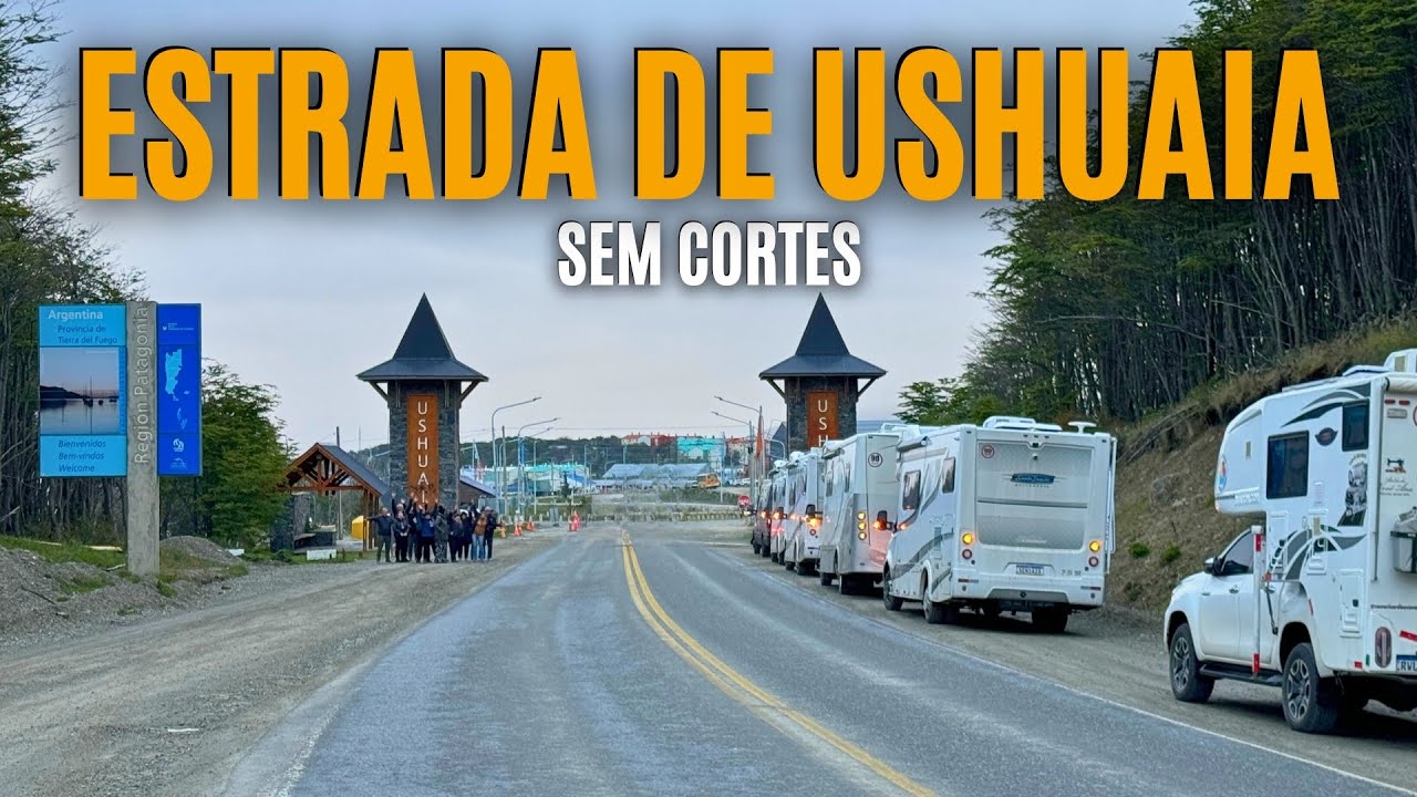 A ESTRADA PARA USHUAIA (SEM CORTES) | ROTA MAIS LINDA DA ARGENTINA | Ruta 3 | Paz, Amor e Viagem