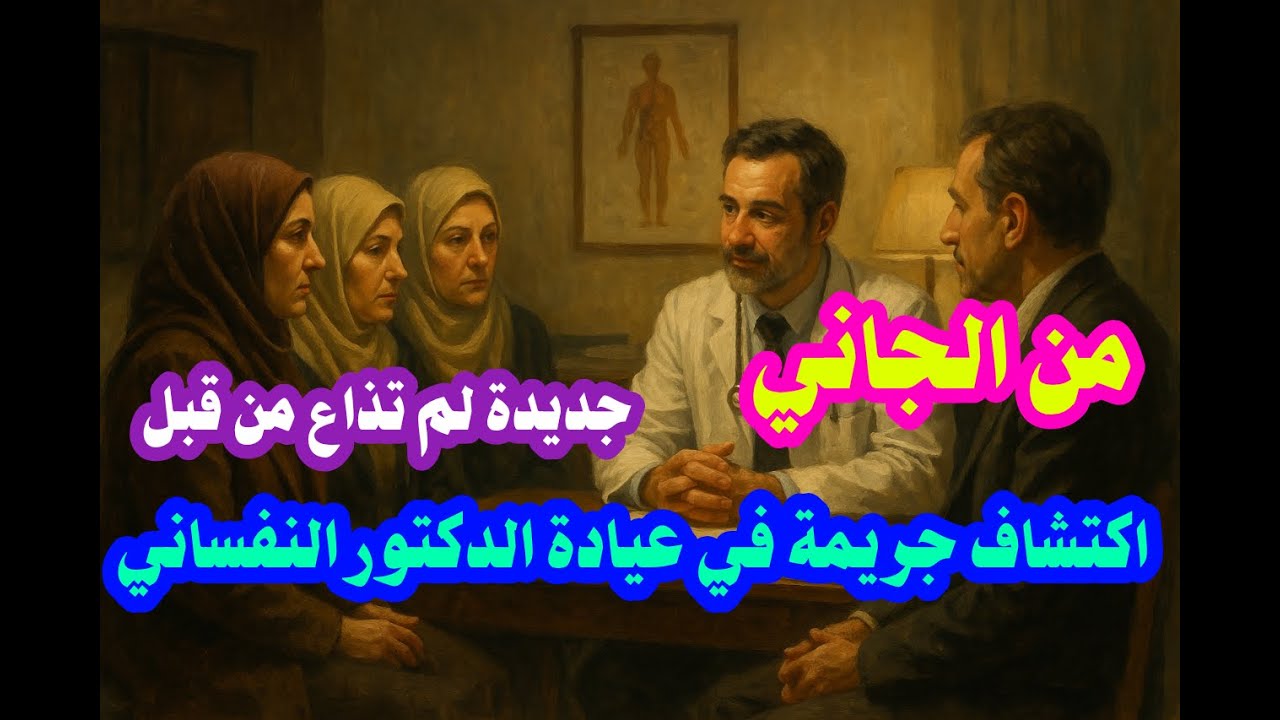 من الجاني حل لغز الجريمة التي حدثت في عيادة الدكتور النفساني وكشف الجاني والطريقة