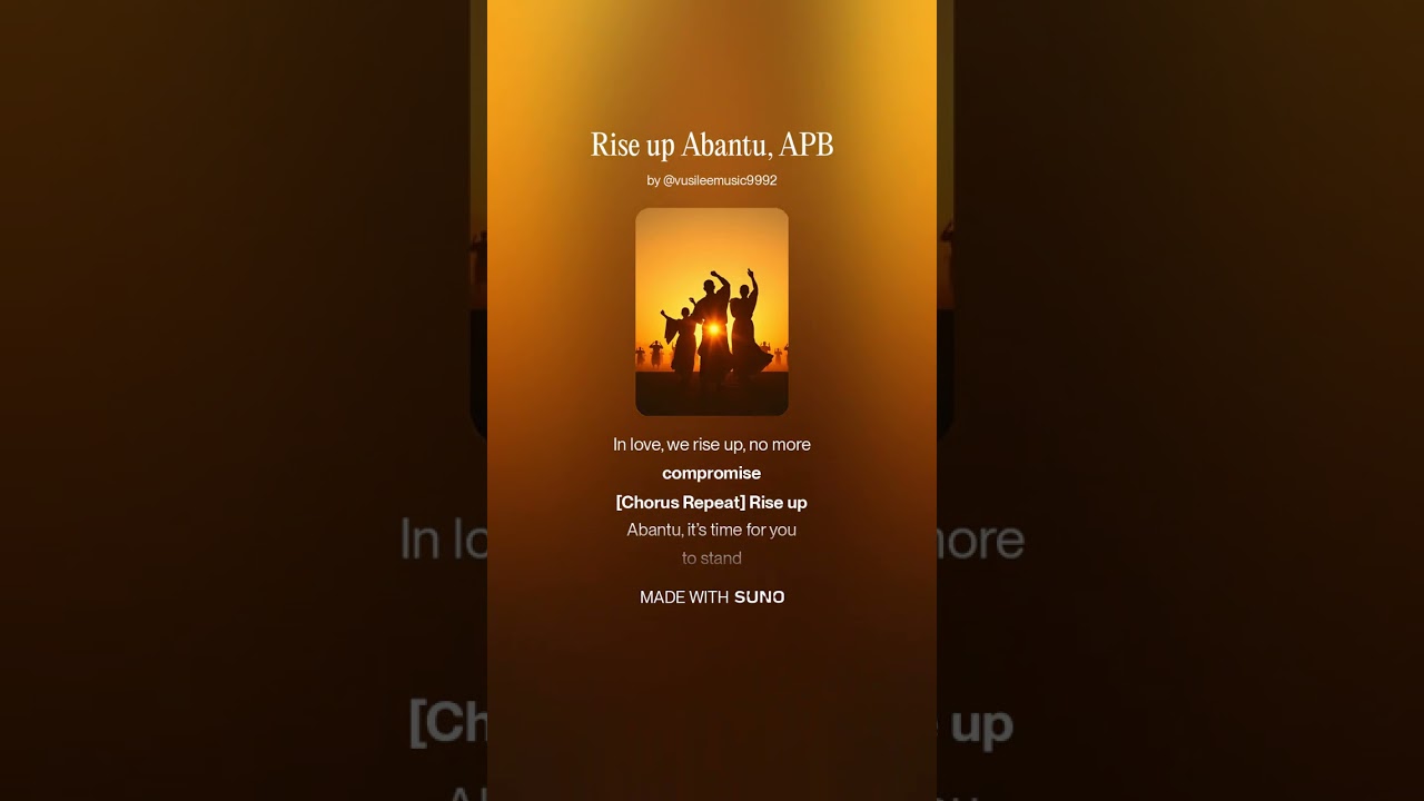 Rise up Abantu, APB