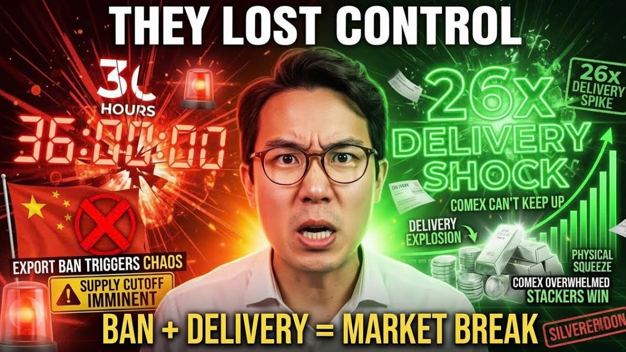 Silver Price Time Bomb: China Export Ban + 26x Delivery Spike in Just 36 Hours