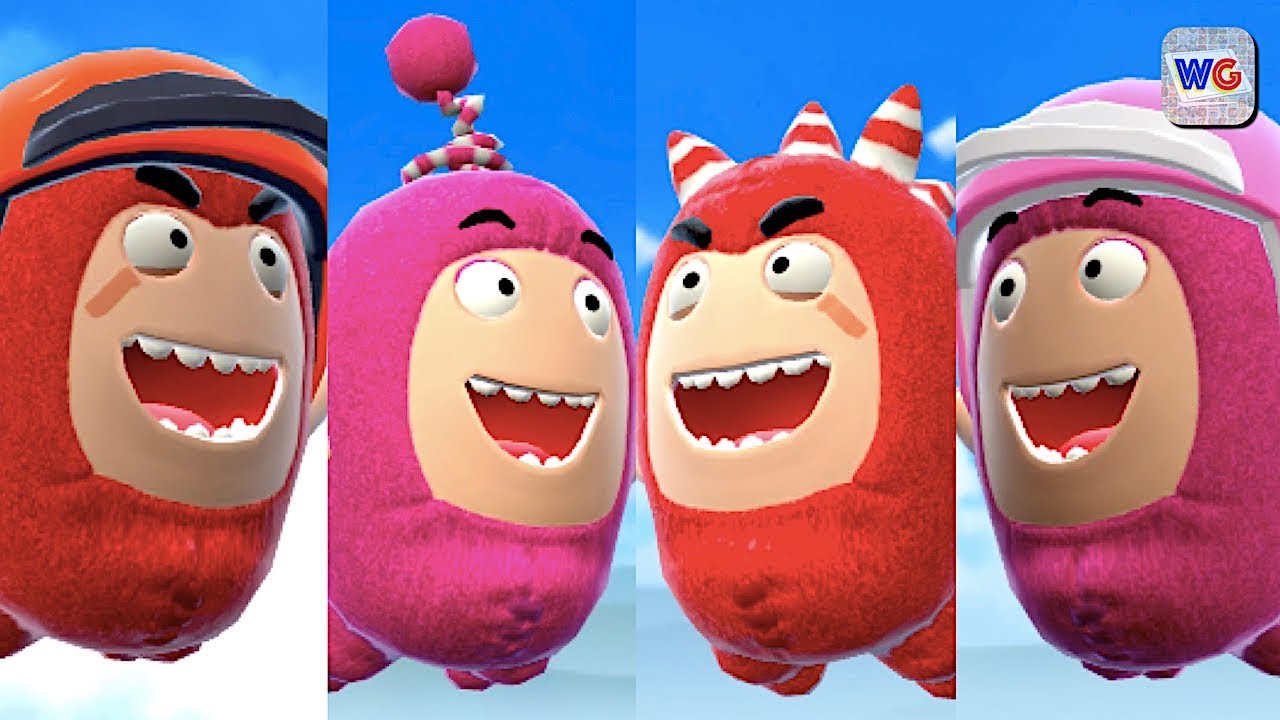 Oddbods Turbo Run - Racing Fuse, Newt, Fuse and Racing Newt