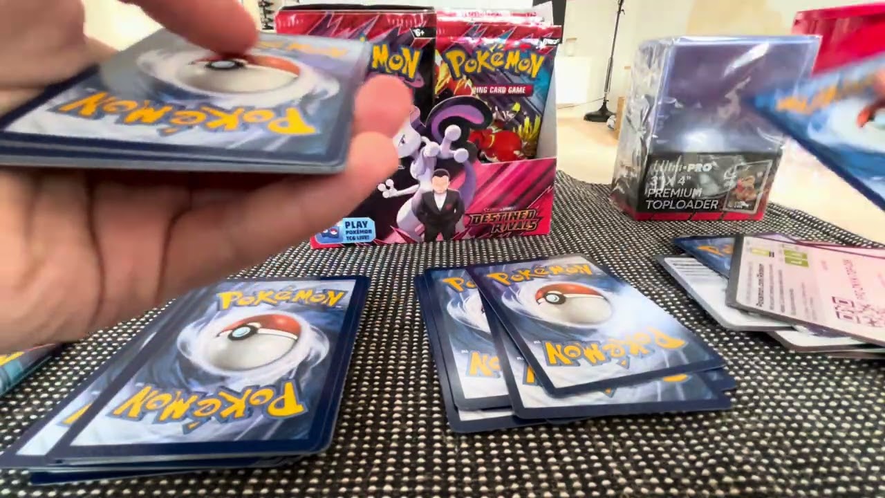 First asmr video in 2026 - Pokémon card opening Destined Rivals booster box part 1/2 