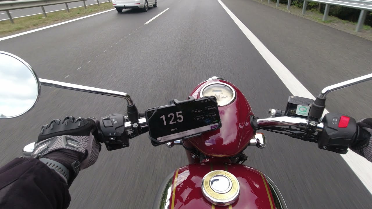 Jawa 300CL: 0 - 100 km/h + Top Speed (GPS)