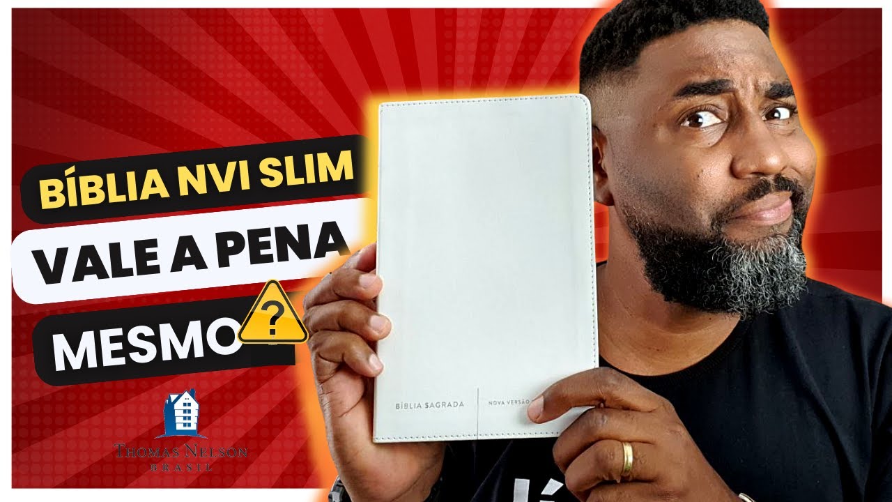 👑BÍBLIA SLIM NVI - Leitura Perfeita - Bíblia Levar para a Igreja | Flávio Sacramento
