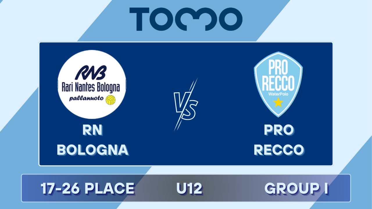 [TOMO 2024] Bologna - Pro Recco (U12)