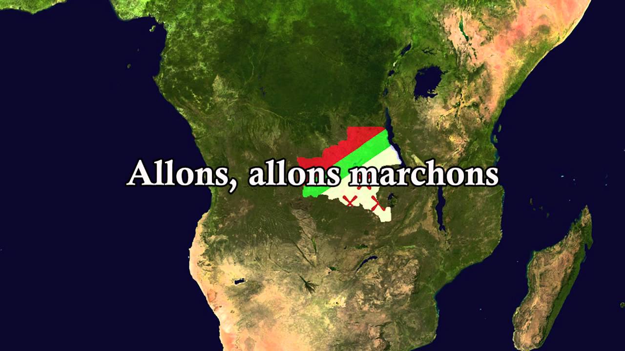 National Anthem of Katanga (1960-1963) (Instrumental with Lyrics) - 