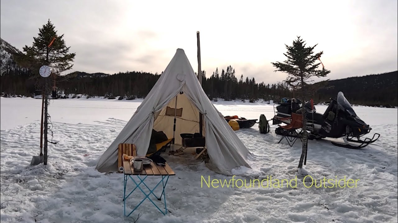 Sleep On The Ice: Solo Overnighter In Newfoundland's Extreme Remote Backcountry  Ep112
