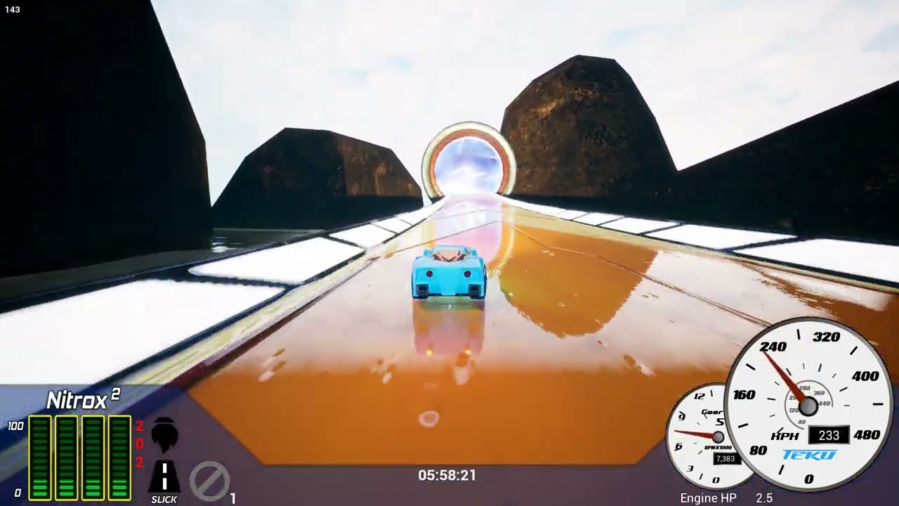 Watch the oversteer / Project Acceleracers Water Realm w/ Reverb /No Accelecharger Acceledrome Entry