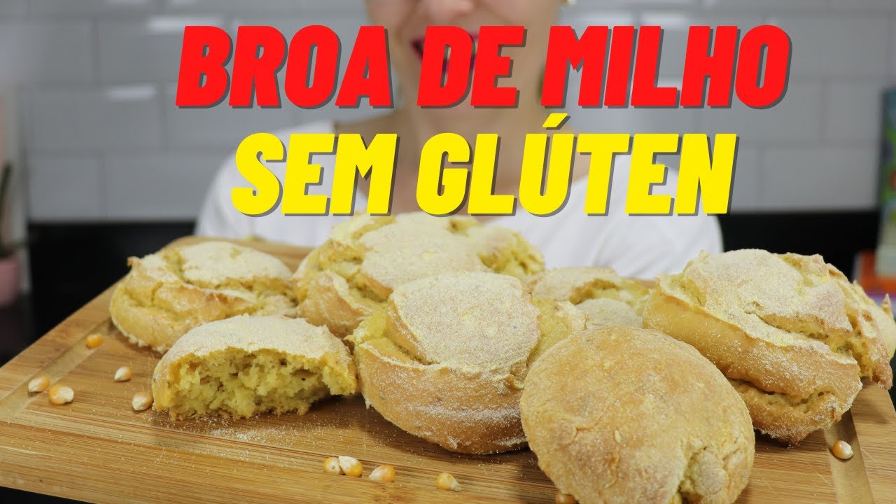 A melhor Broa de milho sem glúten e sem leite | sem trigo