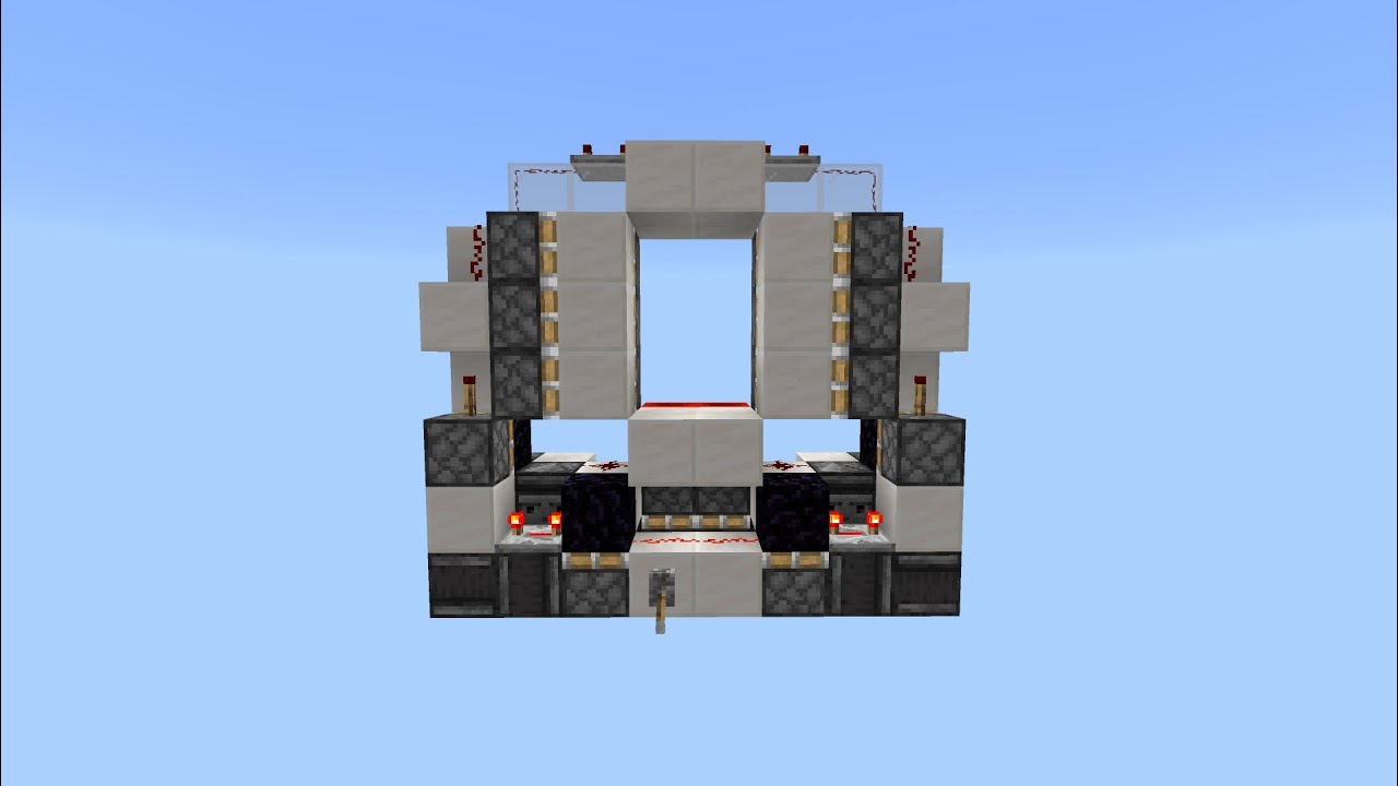 [Tutorial]2×3 Flush Door | Minecraft Bedrock