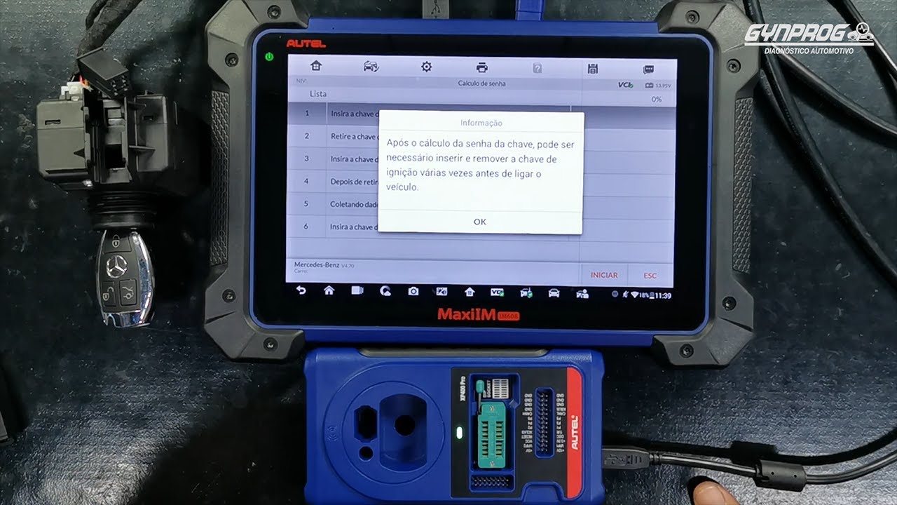 PROGRAMANDO EMULADOR ELV MB COM AUTEL IM608 PRO