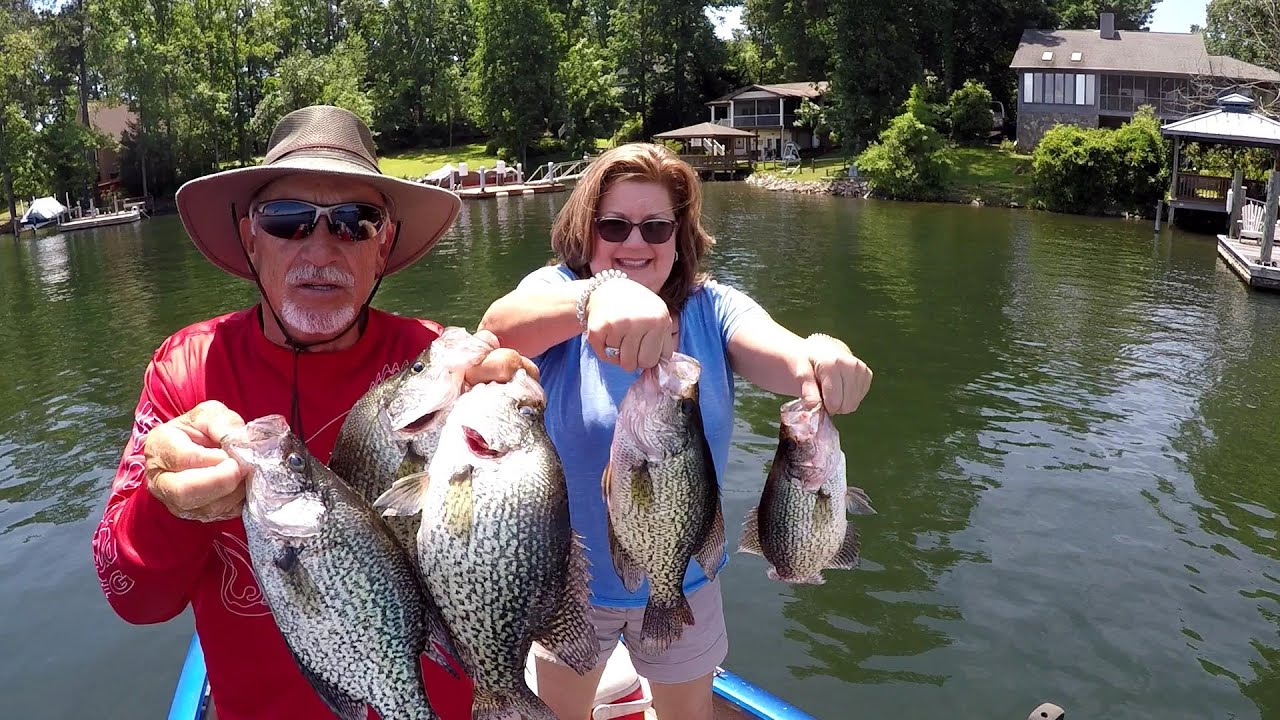Crappie Mother Load on Mother's Day Using Live Bait