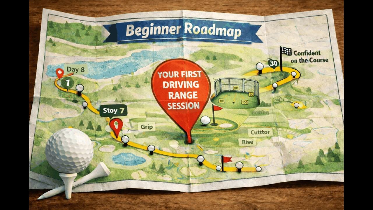 Your First Driving Range Session: Exactly What to Practice | Beginner Golf Roadmap – Video 9