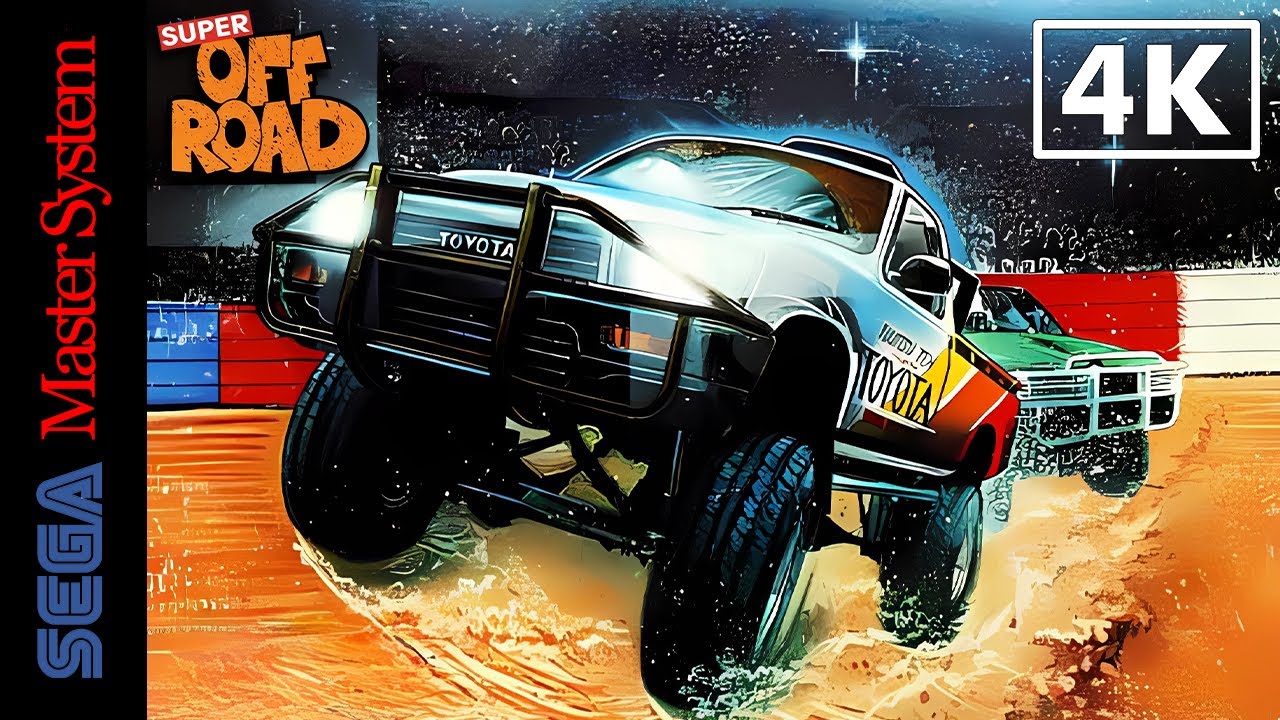 Super Off Road (Master System) Playthrough [4K]
