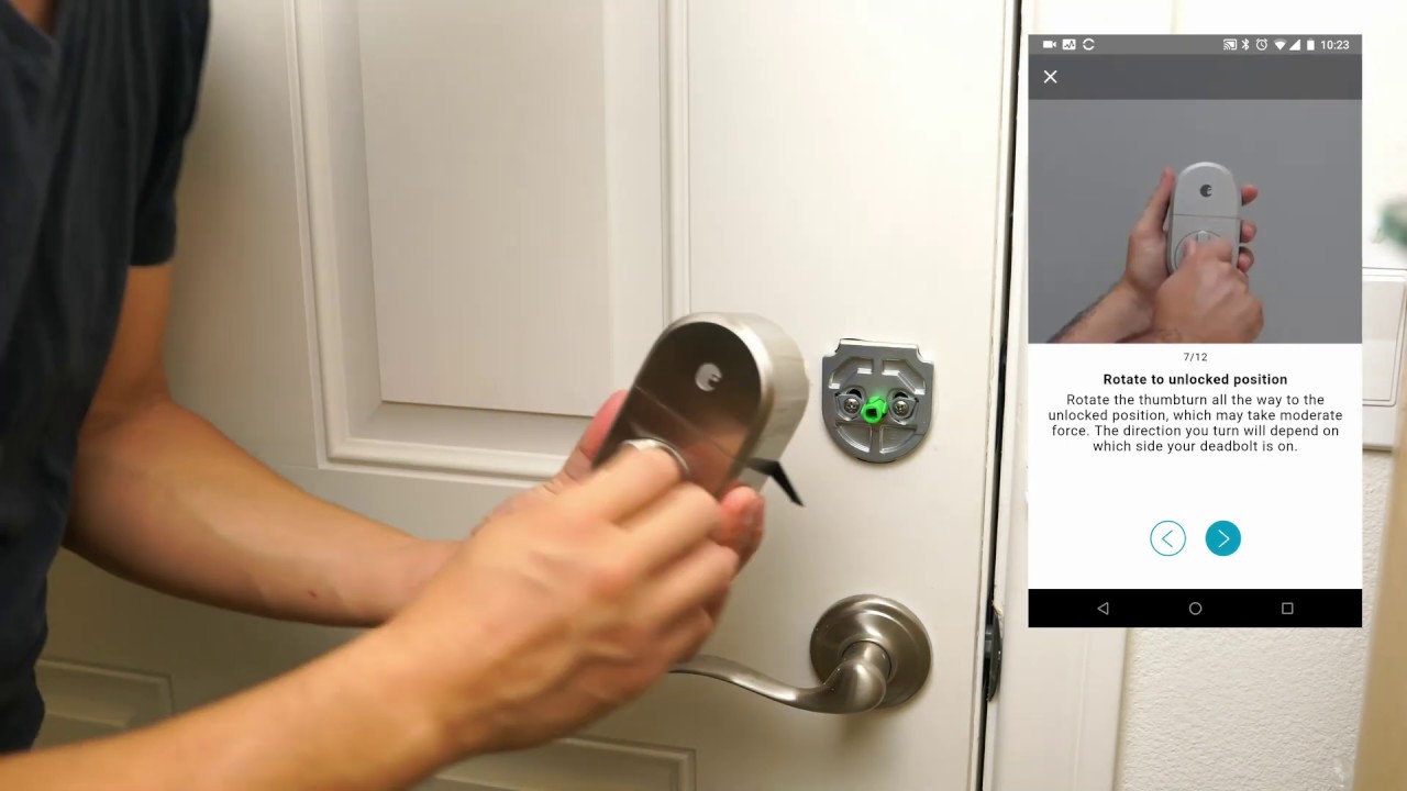August Smart Lock Unbox & Installation - New Satin Nickel color!