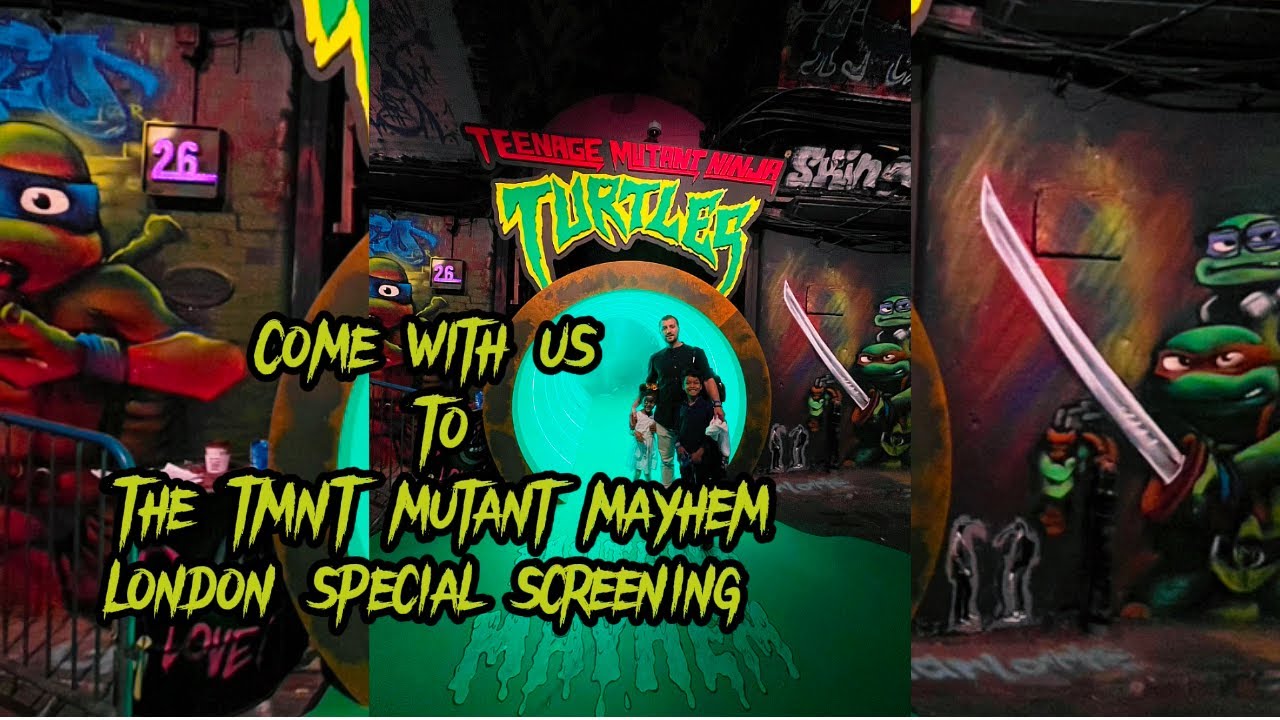 TEENAGE MUTANT NINJA TURTLES: MUTANT MAYHEM LONDON PREMIERE | FAMILY MOVIE DAY OUT | MAYITETR VLOG