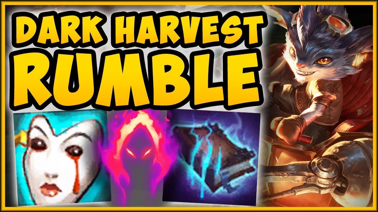 WTF! *NEW* DARK HARVEST ON RUMBLE IS TOO BROKEN! RUMBLE SEASON 9 TOP GAMEPLAY! - League of Legends