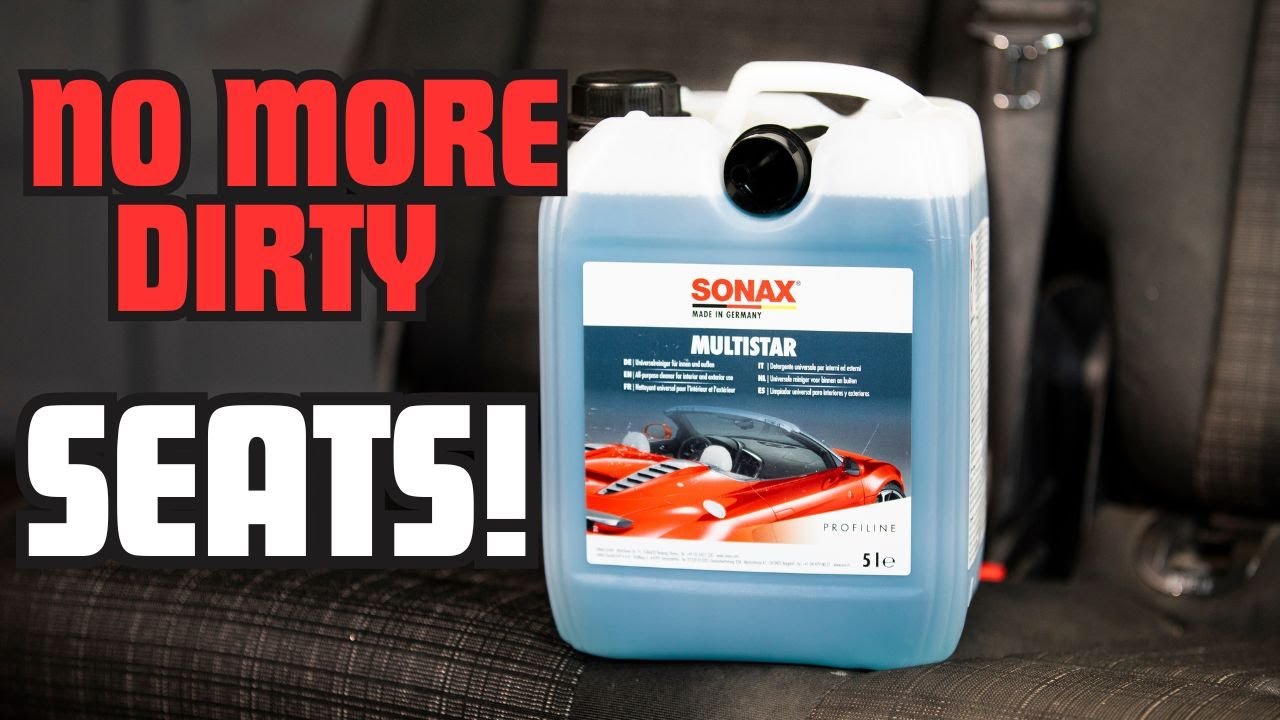 How to deep clean you seats! | Uphostlery cleaning with SONAX Multistar