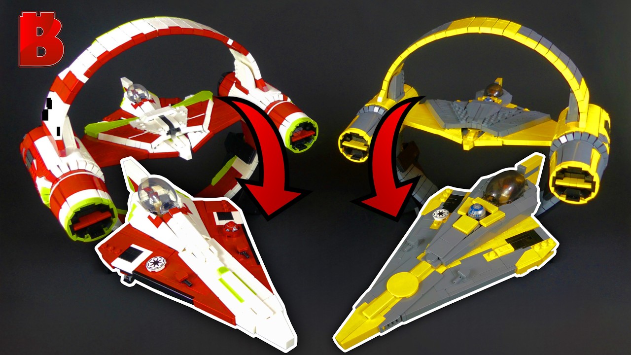Most AMAZING Custom LEGO Jedi Starfighters & Hyperdrive Rings!