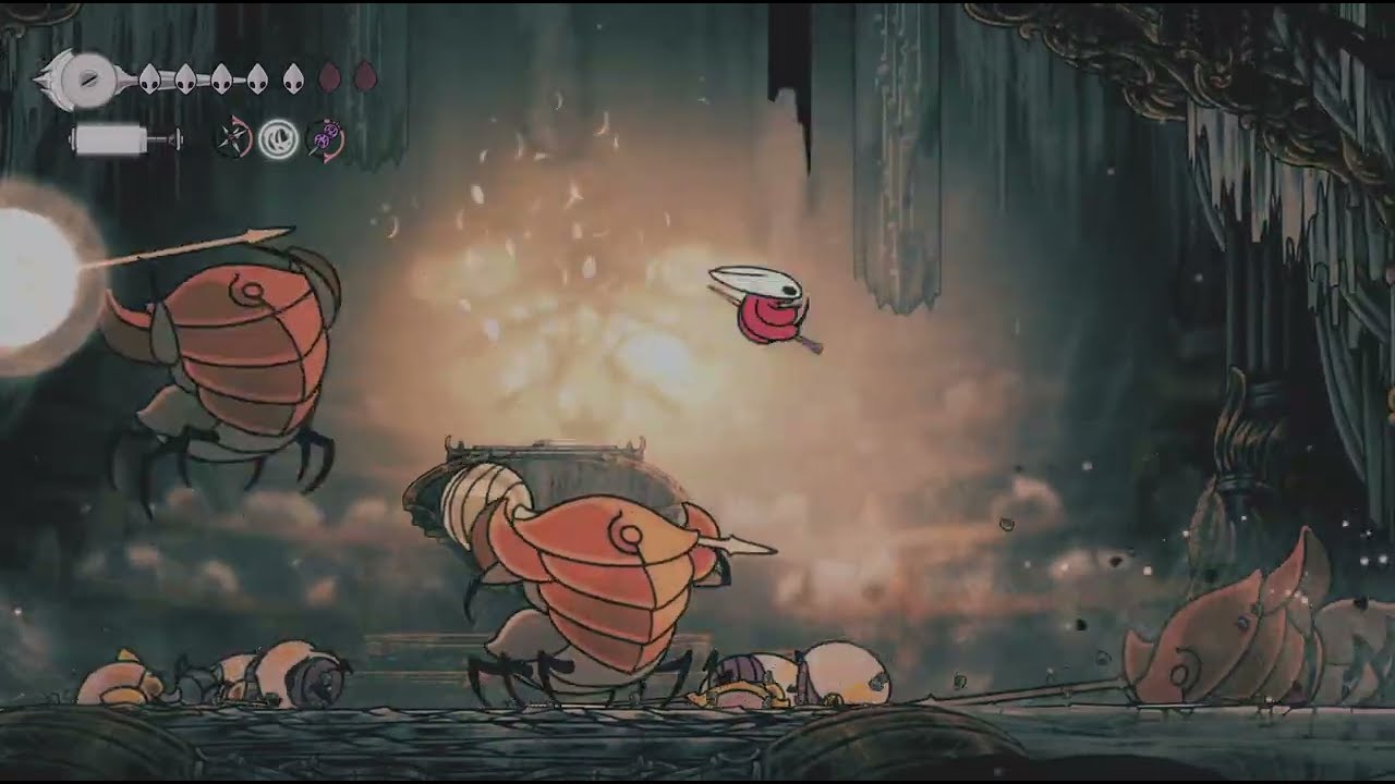 Hollow Knight: Silksong horda de inimigos Salões Supremos