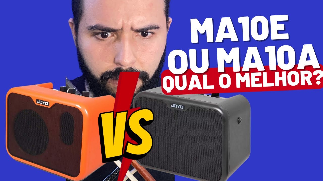Amplificador JOYO MA10E e MA10A - Comparativo entre dois Amps Portáteis para MÚSICOS EXIGENTES