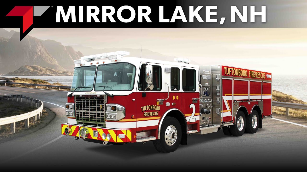 Mirror Lake, New Hampshire, Toyne Pumper Tanker Fire Apparatus Delivery