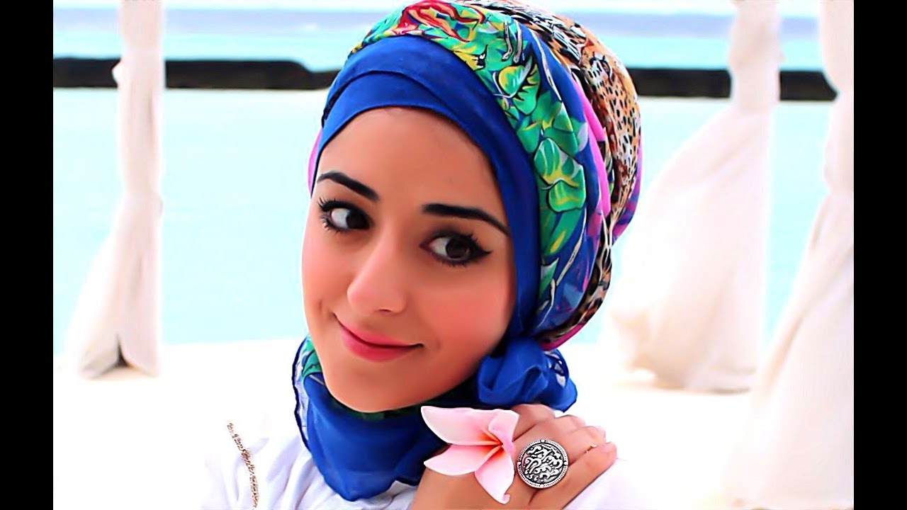 Turban Hijab Tutorial For Hot Weather Or On Holiday
