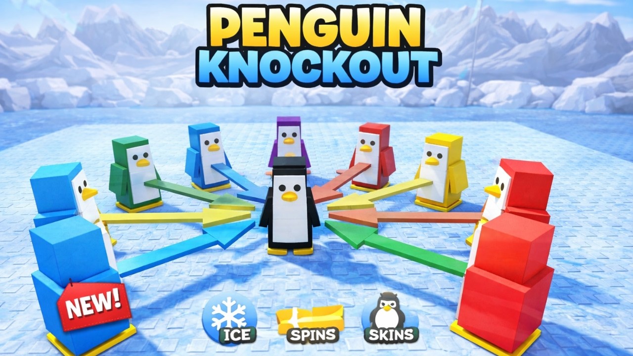 THE FUNNIEST PENGUIN KNOCKOUT || ROBLOX ||