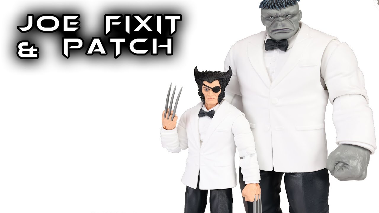 Marvel Legends PATCH & JOE FIXIT Wolverine 50th Anniversary 2 Pack Action Figure Review