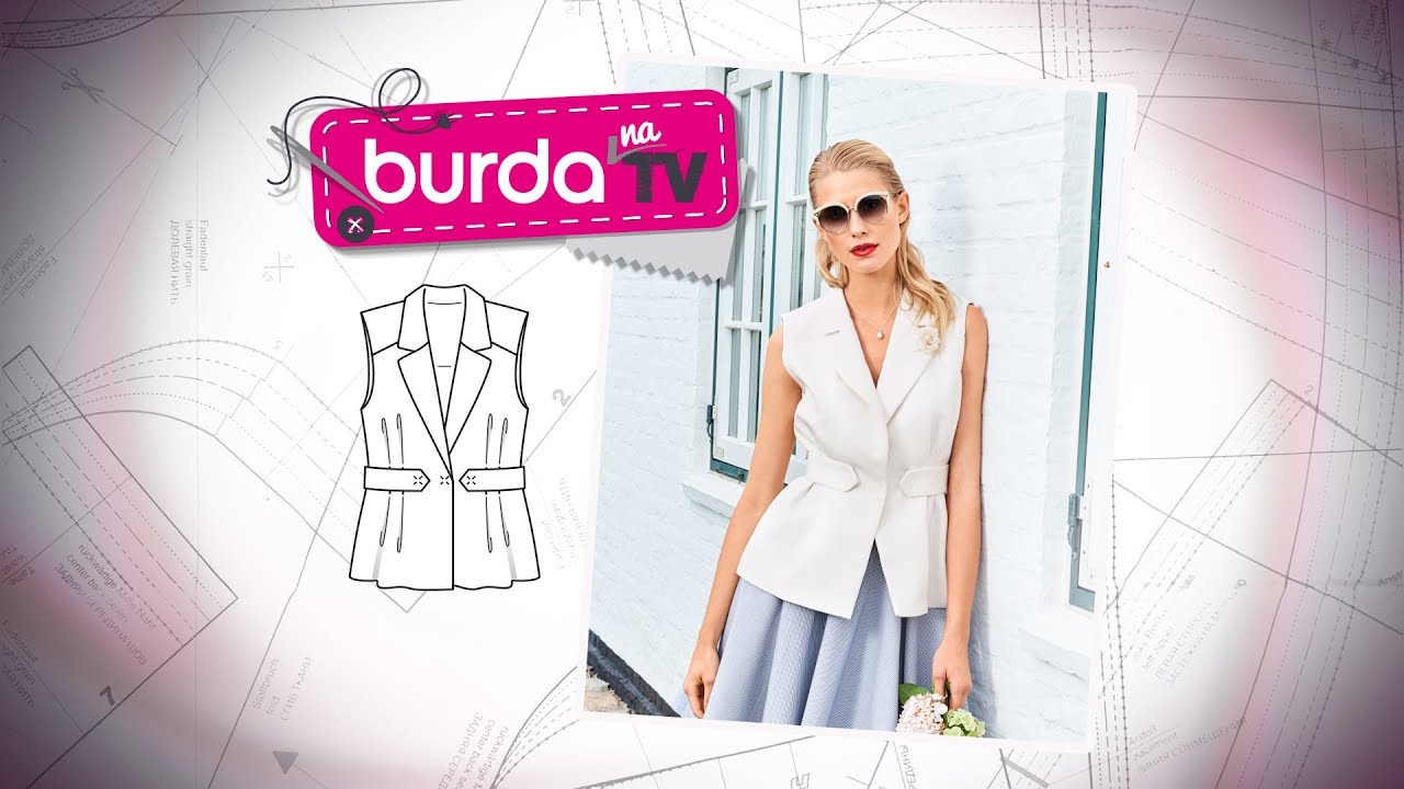 Burda na TV 153 | Vida com Arte | Colete