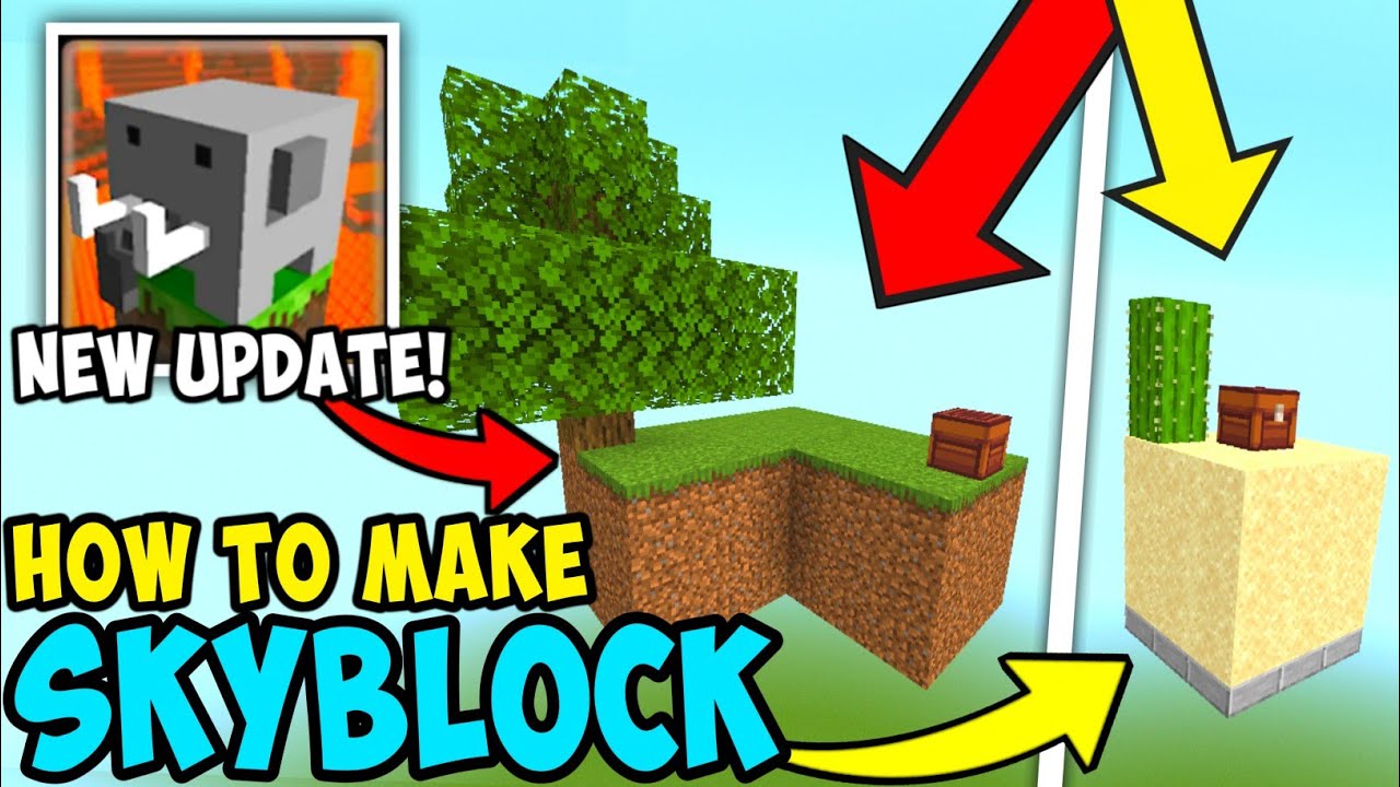 How To Make Skyblock In New Update Craftsman: Building Craft