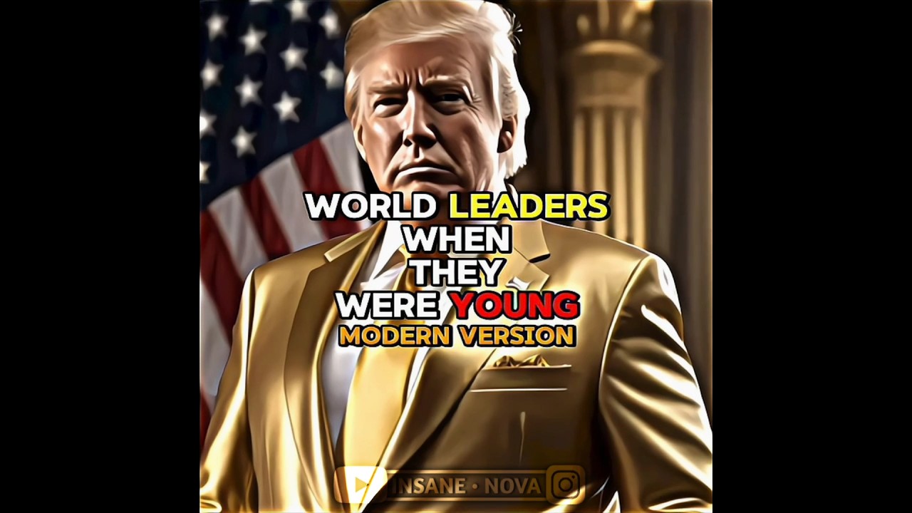 World leaders when they were young | Modern Edition 🔥| Educational Short | #history #edit