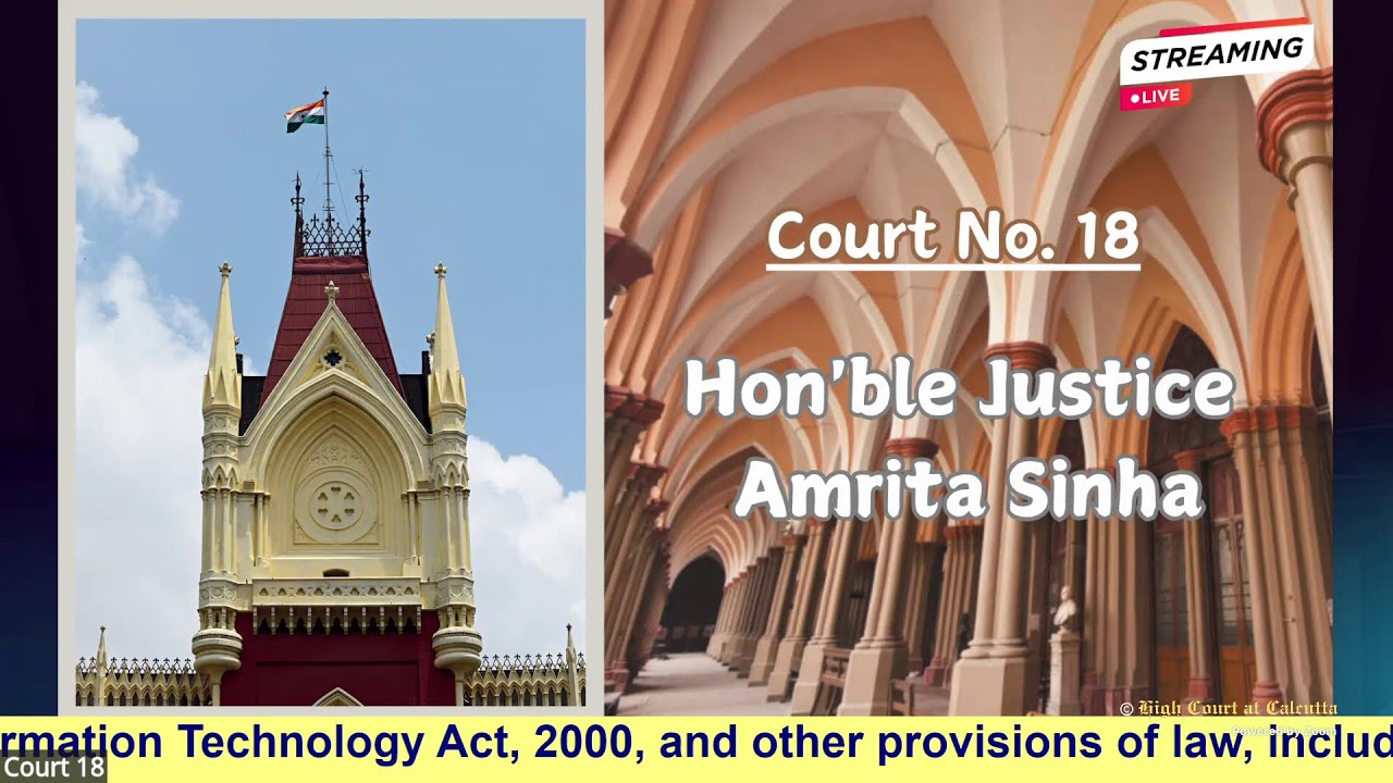 16 February 2026 | Court No. 18 | Live Streaming of the Court proceedings