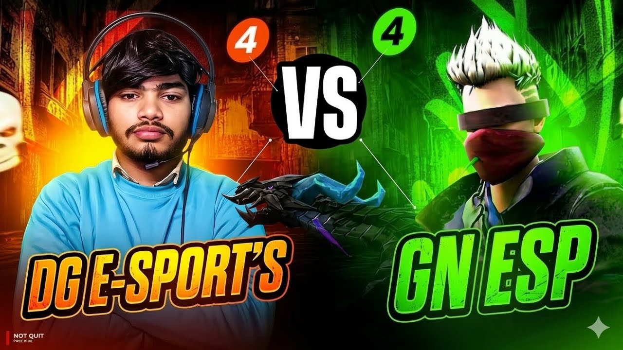 4vs4 INSANE GUILD WAR! 💀 | [ DG E-SPORT'S Guild ] vs [ GN ESP Guild ] | Who is Best?