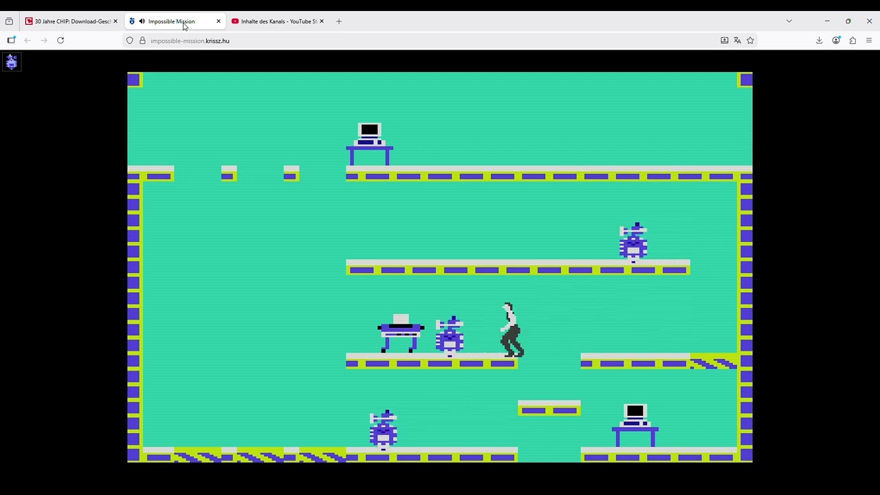 C64 Impossible Mission Room 5 