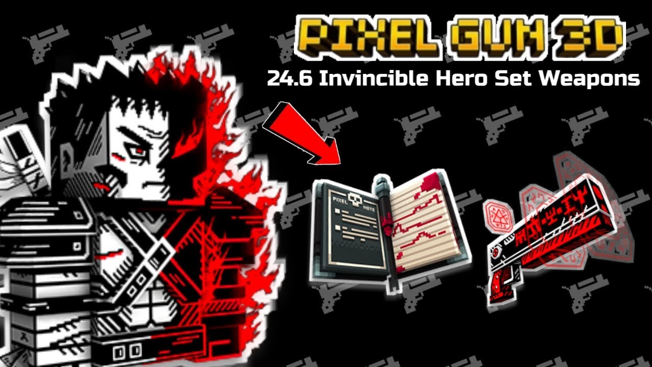 This Invincible Hero Set Is Really Cool In Pixel Gun 3D...